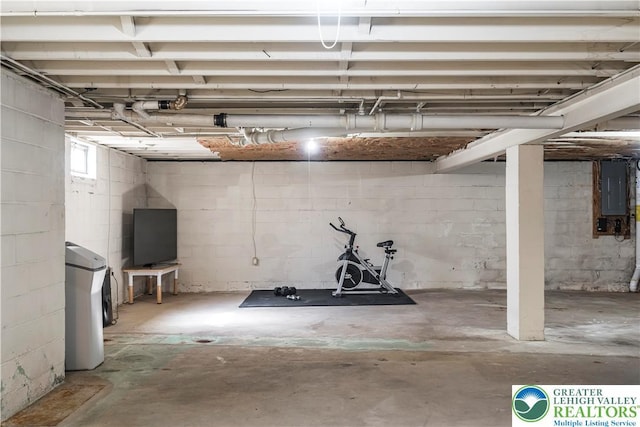 929 Webster Ave, Allentown City, PA 18103 - basement with electric panel