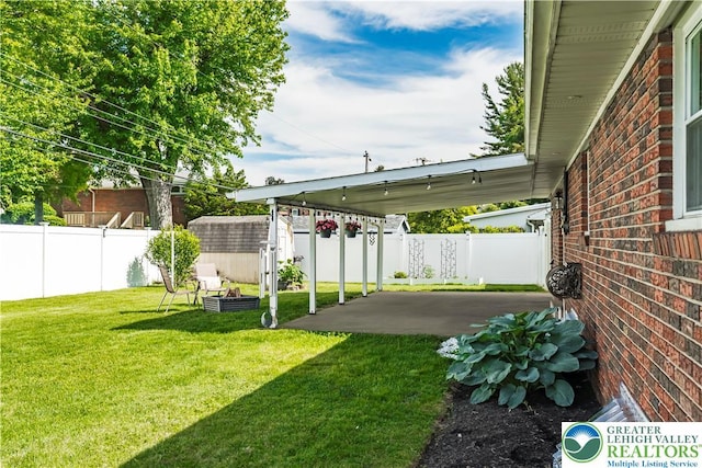 929 Webster Ave, Allentown City, PA 18103 - view of yard with a patio area