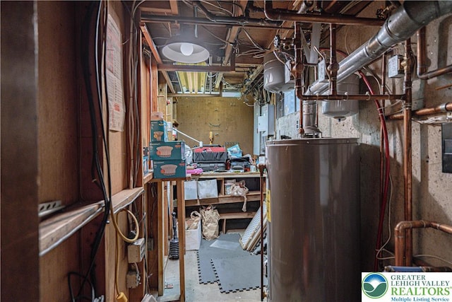 1131 28th St, Allentown City, PA 18104 - utility room with gas water heater