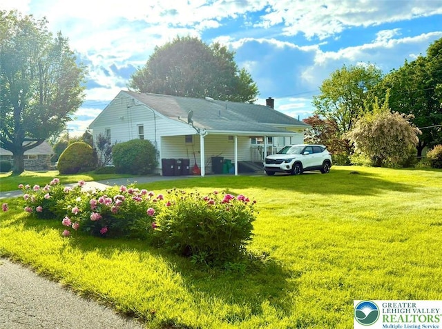 217 26th St, Allentown City, PA 18104 - view of front of home featuring a front lawn