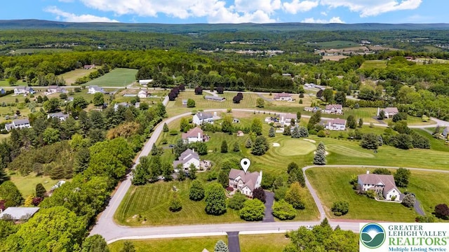 140 Birdie Way, Eldred Twp, PA 18058 - bird's eye view of a heavily wooded area