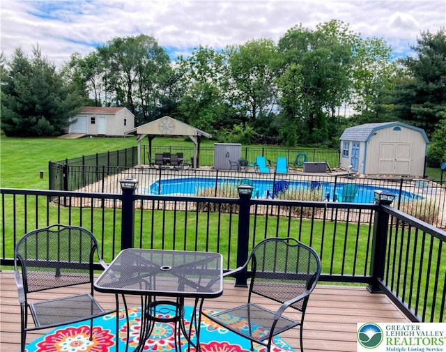 3624 Mcintosh Dr, North Whitehall Twp, PA 18069 - deck with view of wooded area and outdoor dining space
