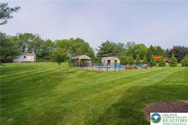 3624 Mcintosh Dr, North Whitehall Twp, PA 18069 - view of yard with a gazebo