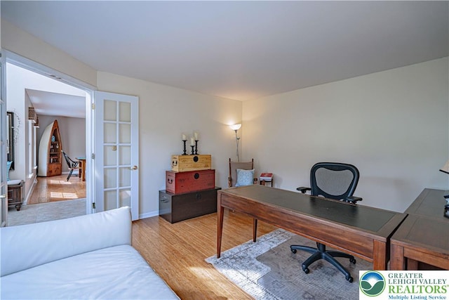 3624 Mcintosh Dr, North Whitehall Twp, PA 18069 - home office with light wood-style flooring