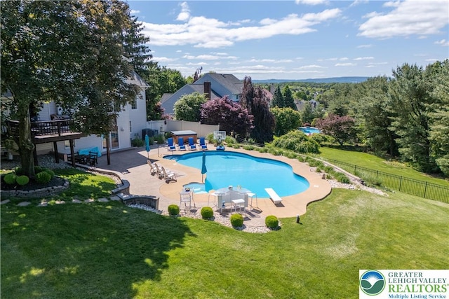 1224 Highland Dr, Upper Macungie Twp, PA 18069 - view of pool featuring a patio