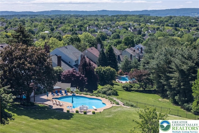 1224 Highland Dr, Upper Macungie Twp, PA 18069 - drone / aerial view of a pool area