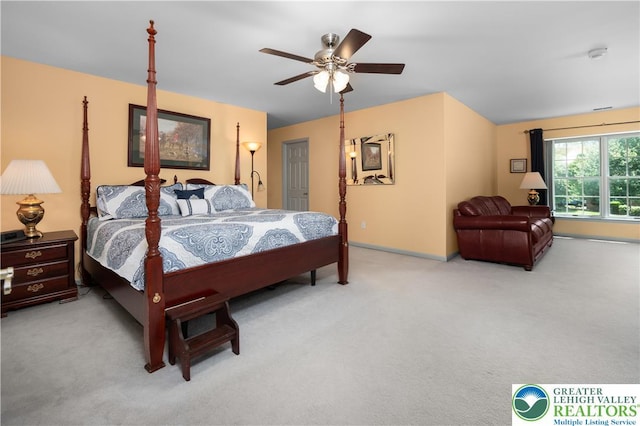 1224 Highland Dr, Upper Macungie Twp, PA 18069 - carpeted bedroom with a ceiling fan and baseboards