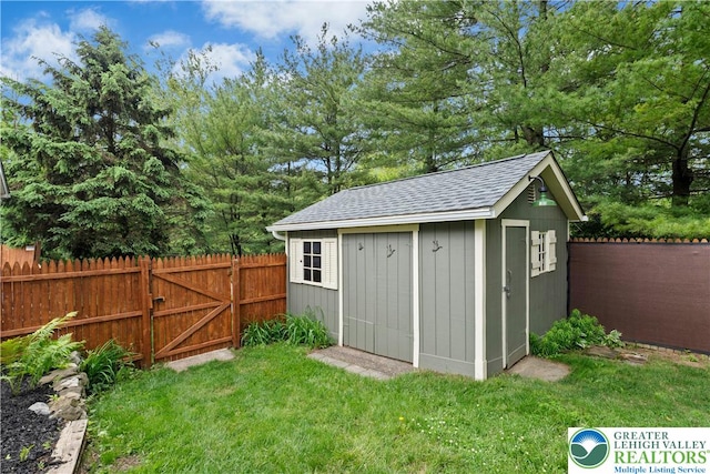 3139 Wilson Ave, Bethlehem Twp, PA 18020 - view of shed featuring a gate