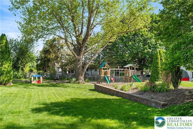 631 Main St, Tatamy Borough, PA 18085 - view of yard featuring a playground