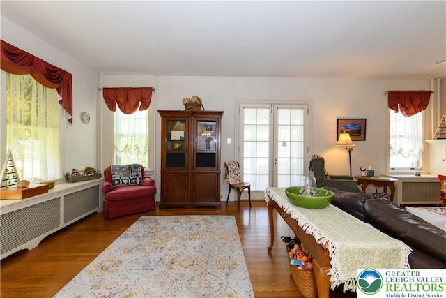215 S 22nd St, Allentown City, PA 18104 - living area featuring wood finished floors