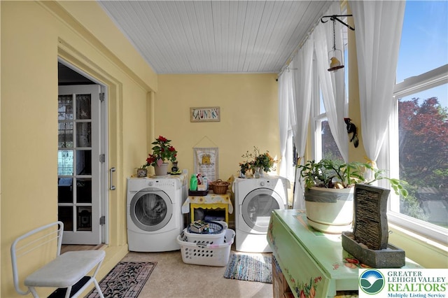 622 Scholl Ave, Salisbury Twp, PA 18015 - washroom with separate washer and dryer