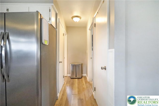 613 S Hoffert St, Fountain Hill Boro, PA 18015 - hall featuring light wood-style floors and baseboards
