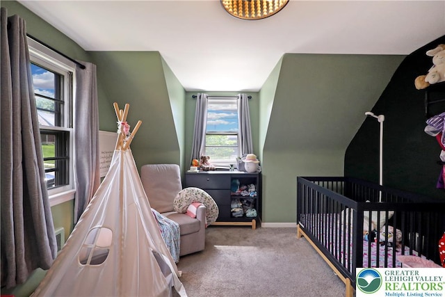 613 S Hoffert St, Fountain Hill Boro, PA 18015 - carpeted bedroom with a nursery area and baseboards