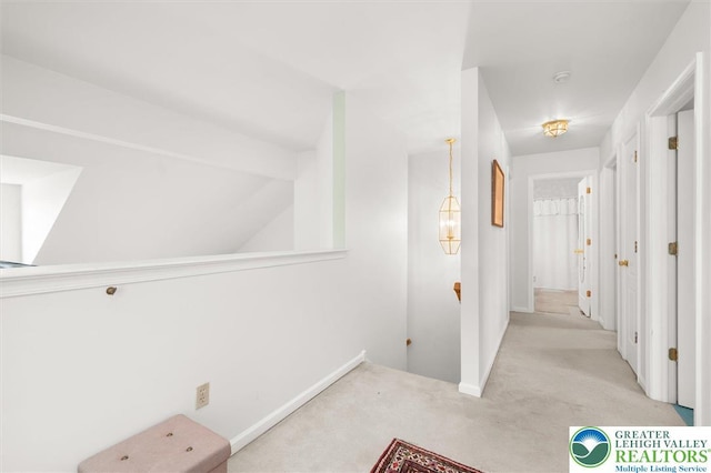 275 Ridings Cir, Macungie Borough, PA 18062 - corridor with carpet flooring and baseboards