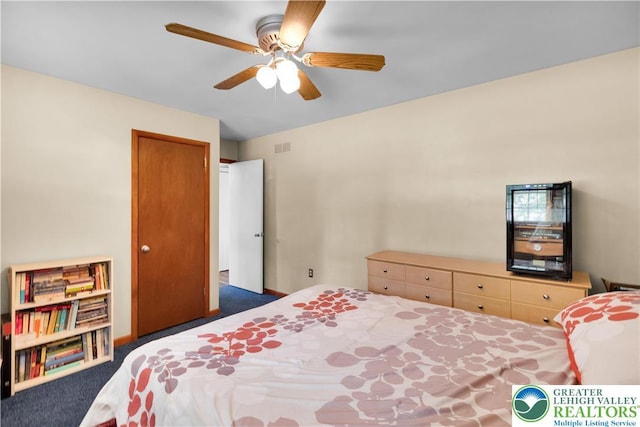 5401 Hale Ave, Hanover Twp, PA 18017 - carpeted bedroom with ceiling fan