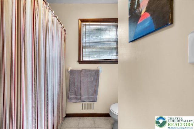 5401 Hale Ave, Hanover Twp, PA 18017 - bathroom featuring toilet, tile patterned floors, and baseboards