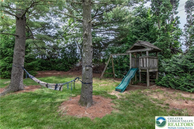 5401 Hale Ave, Hanover Twp, PA 18017 - view of green lawn with a playground