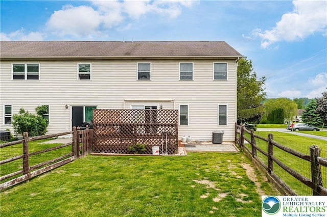 2630 Lower Way, Forks Twp, PA 18040 - back of house with a patio and central air condition unit
