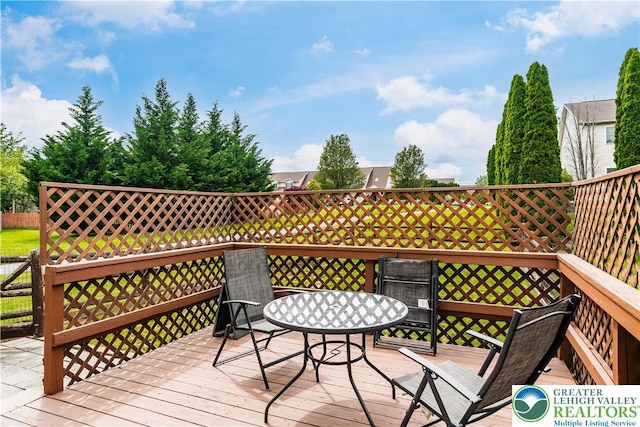 2630 Lower Way, Forks Twp, PA 18040 - view of wooden deck