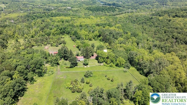 408 Kintner Hill Rd, Nockamixon Twp, PA 18972 - aerial view of a heavily wooded area