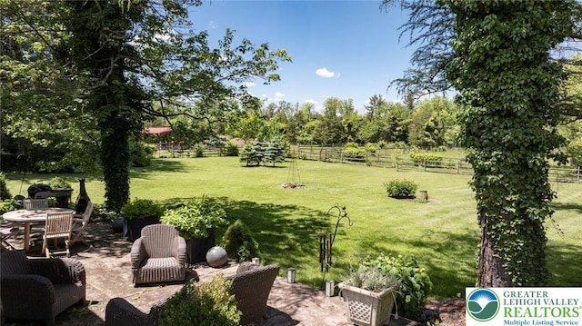 408 Kintner Hill Rd, Nockamixon Twp, PA 18972 - view of yard featuring a patio area