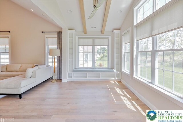 3896 Independence Dr, Easton, PA 18045 - living area featuring plenty of natural light, light wood-type flooring, and baseboards