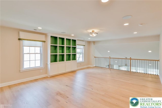 3896 Independence Dr, Easton, PA 18045 - spare room featuring wood finished floors, baseboards, and recessed lighting