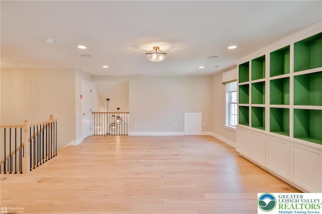 3896 Independence Dr, Easton, PA 18045 - spare room featuring light wood finished floors, recessed lighting, baseboards, and a smoke detector