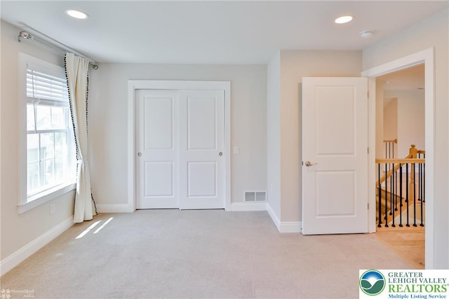 3896 Independence Dr, Easton, PA 18045 - unfurnished bedroom with carpet flooring, baseboards, recessed lighting, and a closet