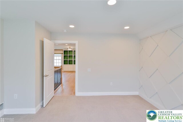 3896 Independence Dr, Easton, PA 18045 - unfurnished room featuring recessed lighting, light carpet, and baseboards