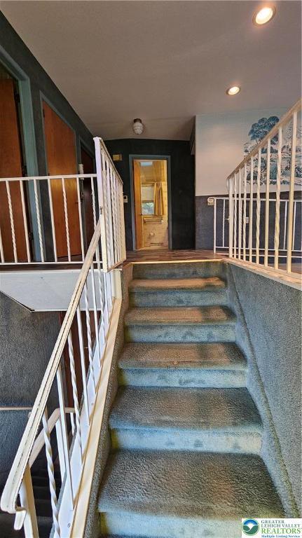 1426 Church St, Fountain Hill Boro, PA 18015 - stairs featuring recessed lighting