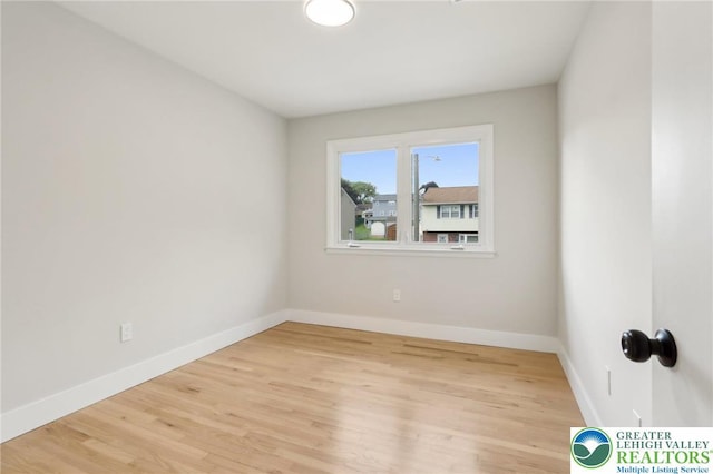 624 E 8th St, Northampton Borough, PA 18067 - spare room featuring light wood finished floors and baseboards
