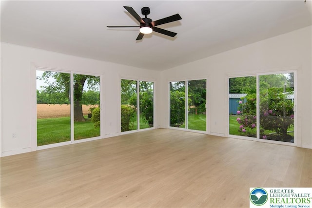 1360 Cherry Ave, Hanover Twp, PA 18017 - unfurnished sunroom with plenty of natural light and vaulted ceiling