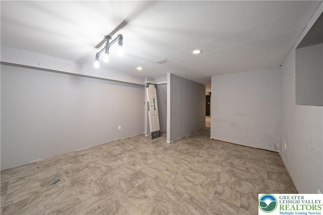 2617 5th St, Bethlehem City, PA 18020 - finished basement featuring recessed lighting