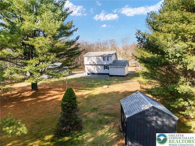 64 Autumn Ln, Penn Forest Twp, PA 18229 - view of grassy yard featuring an outbuilding