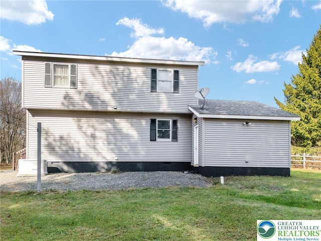 64 Autumn Ln, Penn Forest Twp, PA 18229 - back of house with crawl space