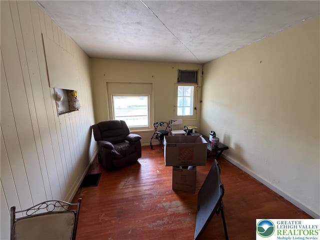 226 Adrain St, Emmaus Boro, PA 18049 - sitting room featuring wood finished floors and baseboards