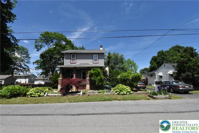 4133 Bayard St, Easton, PA 18045 - view of front of home featuring a porch