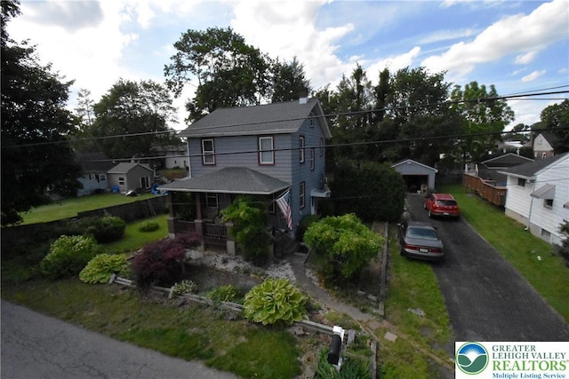 4133 Bayard St, Easton, PA 18045 - view of front of home with driveway