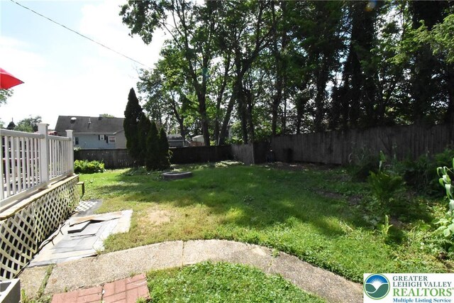 4133 Bayard St, Easton, PA 18045 - view of yard featuring a deck