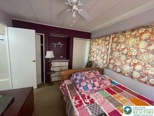 10 Springridge Rd, Moore Twp, PA 18014 - bedroom featuring carpet floors and a ceiling fan