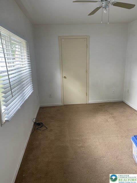 10 Springridge Rd, Moore Twp, PA 18014 - carpeted spare room featuring ceiling fan and baseboards