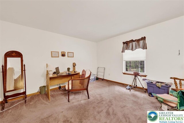 146 Bernadette Dr, Pike, PA 18328 - carpeted office space featuring baseboards