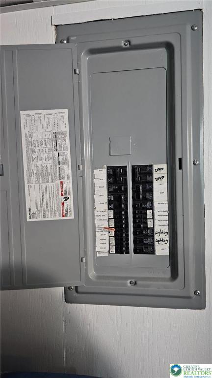 511 N 8th St, Allentown City, PA 18102 - utility room with electric panel