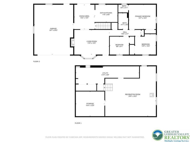 155 7th St, Tatamy Borough, PA 18085 - property floor plan