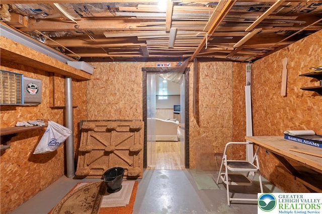 155 7th St, Tatamy Borough, PA 18085 - view of unfinished below grade area