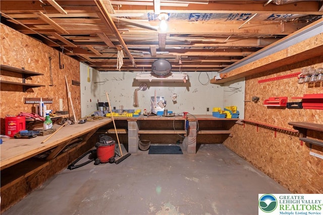 155 7th St, Tatamy Borough, PA 18085 - basement with a workshop area