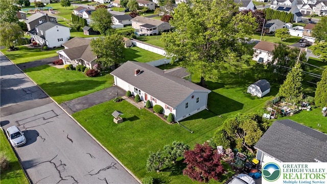 155 7th St, Tatamy Borough, PA 18085 - aerial view of residential area