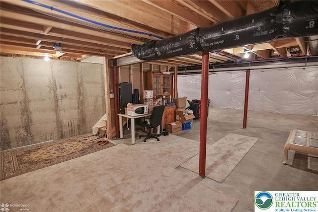 9 Krocks Rd, Upper Macungie Twp, PA 18104 - view of unfinished below grade area
