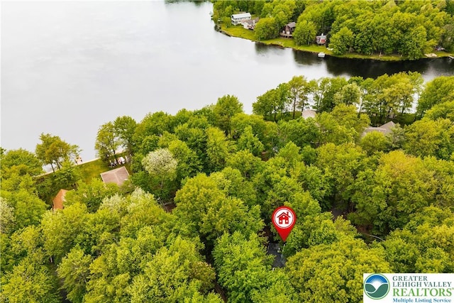105 Honovi Dr, Tobyhanna Twp, PA 18347 - bird's eye view of a large body of water
